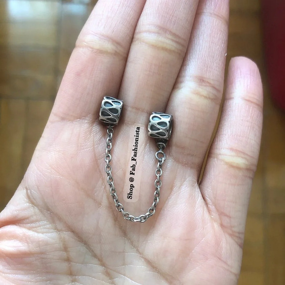 Pandora Sterling Silver retired Safety Chain - Picture 1 of 9